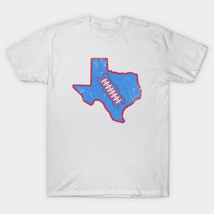 Texas Football, Retro - White/Light Blue T-Shirt